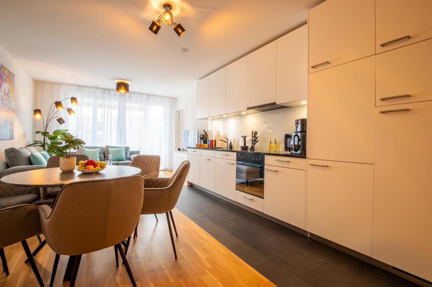 Special Einstein II Apartment Basel, Messe Kleinbasel 10-Star ภายนอก รูปภาพ